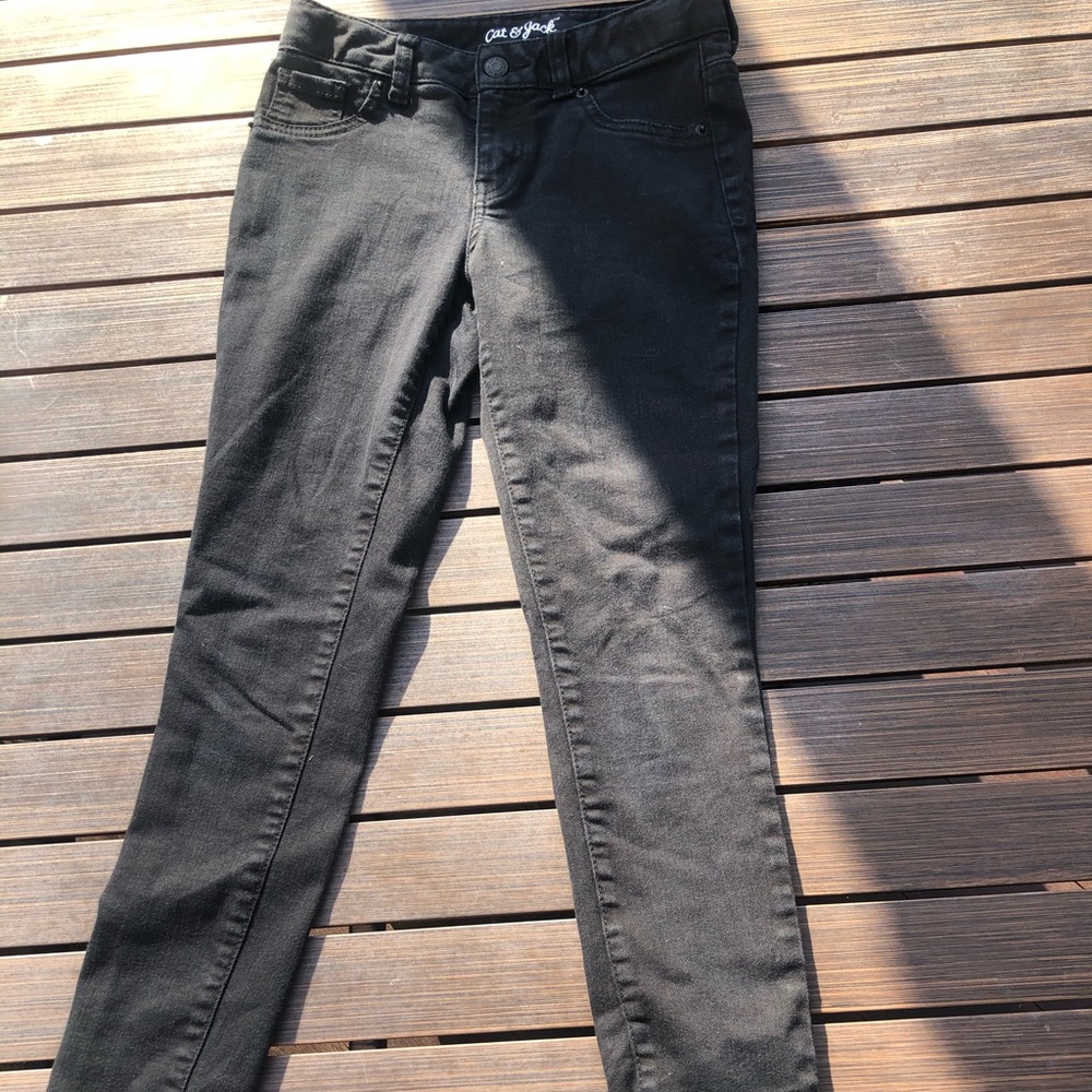 Ankle high jeans